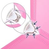 Songmics Regalsystem Kinderregal Kleiderschrank Garderobenschrank Spielzeugkiste Wäscheschrank Kapazität 450L Rosa 112 x 112 x 37 cm LPC33P - 5