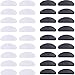 Produktbild 18 Paar Adhesive Nasenpads Brillen Pads Rutschfeste Silikon Nasenpolster für Brillen Sonnenbrillen, 1 mm (Transparent und Schwarz)