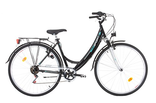 28 Zoll Bikesport GHOST Urban City Damenfahrrad ALU RH 6 GANG