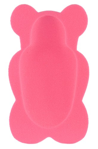 BABY BATH SPONGE SUPPORT COMFORT SOFT SAFE FOAM BRAND NEW TODDLER BATH (Pink)