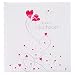 Produktbild Goldbuch Hochzeitsalbum, Flying Hearts, 30 x 31 cm, 60 weiße Seiten und 4 illustrierte Seiten mit Pergamin-Trennblättern, Efalin, Weiß, 08155