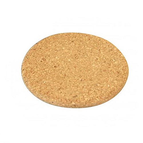 4 massive Kork Glasuntersetzer Korkuntersetzer 10 cm / 1 cm dick - 3