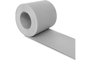 HEMMDAL Sichtschutzstreifen | Zaunblende 0,19 x 35 m | hellgrau | hochwertiges Polypropylen | 1,1 mm Stärke | flexibel, langlebig, formstabil | Made in Europe | Sichtschutz für Doppelstabmattenzaun