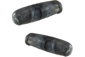 THINK ALOHA Manopole Bici R Stile Vintage Grigie - Impugnature Bici Graziella City Bike - Accessori Bici Stile Retrò bicicletta Grigie