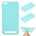 Produktbild Hülle für Xiaomi Redmi 5A , IJIA Rein Grün TPU Weich Handytasche Silikon Stoßkasten Handyhülle Cover Schutzhülle Schale Case Tasche für Xiaomi Redmi 5A (5.0")