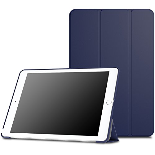 MoKo Hülle für iPad Pro 9.7 - Ultra Lightweight Slim PU Leder Tasche Schutzhülle Schale Smart Shell Case mit Auto Schlaf / Wach Funktion und Standfunktion für Apple iPad Pro 9.7 Zoll Tablet, Marineblau