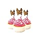 Produktbild Farm Pig Cupcake Topper Karte, Lager Farbe Rot 12 PC Pack Dekoration Ostern Hunt Spring