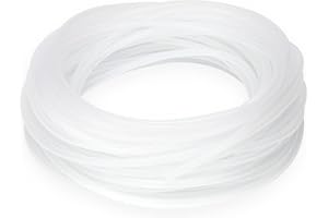 Nobleza Tubo in Silicone Atossico da 6 mm x 20 Metri per Tubo dell'Aria, Tubo Flessibile in PVC Ideale per Serbatoio e Acquario