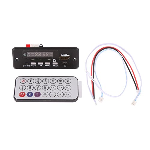 Oyotric radio FM carte décodeur Audio Board/écran pour auto Rouge Digital LED contrôleur avec télécommande