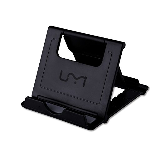 Stand UMIDIGI Portable Universel de Bureau pour Tablettes, Multi-Angle, Support téléphone pour Tablettes 6-10 pouces, E-books et Smartphones, iPad Air, Mini, iPhone 7 7 Plus 6 6S, Samsung Galaxy S5 S4 S3, Google Nexus 5 6 7 9 Phones etc (Noir/Blanc)