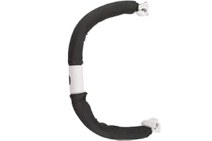 Abnehmbarer Kinderwagen-Sicherheitsbügel,Regenschirm, Kinderwagen, Bumper, Universal, verstellbar, für Babys, Kinderwagen, Lenker, Armlehne, Bumper Bar, schwarz (schwarz)