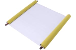 Lomsarsh Brush Copybook, New Reusable Chinese Magic Cloth Water Paper Calligraphy Fabric Book Notebook 1.5m Brush Copybook Writing Beginner Imitation Rice Paper