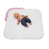 Baby Einschlagdecke Babyhörnchen Babydecke zum Einwickeln Wickeldecke Wattiert Babynest - 5