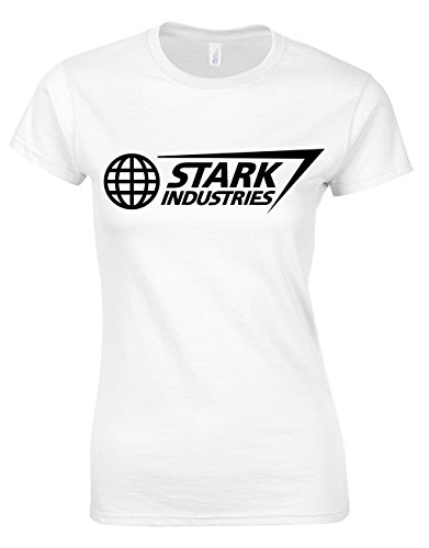 Crown DesignsStark Industries Super Hero Movie & Comic Book Fan Gift for Women & Teenagers Fitted T-Shirts Tops