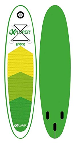 EXPLORER SUP RAIDER 300 x 75 x 10 cm Inflatable Isup aufblasbar Alu-Paddel Stand Up Paddle Board Set Pumpe Surfboard Aqua Paddelset