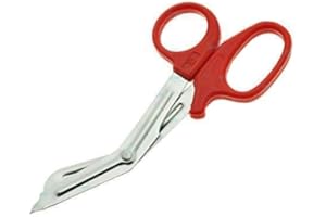Ynr Paramédical Vet Emt Traumatisme de L'em S Cisailles Infirmières Utilitaire Bandage Fire Rescue Premiers Secours Médical Ciseaux Ce - Red, 14 cm