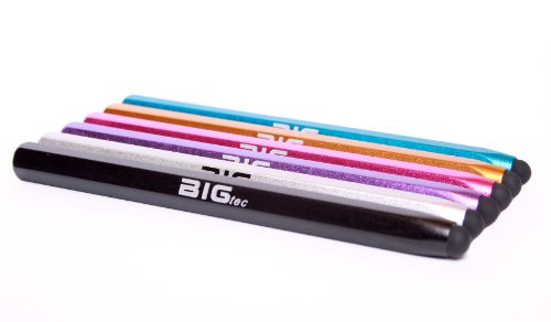 BIGtec Eingabestift Stift Alu Pen violett Touch Pen Zeichenstift für Apple iPhone iPad iPod HTC Acer Samsung Galaxy Nokia Grafiktablett Tablet PC kompatibel mit allen gängigen Tablett PC , Smatphone und PDA , Farbe violett , nur 21g , klassische Bleistiftform - 7
