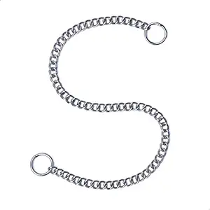 Premium Choke Chain 16 Inch Silver Collar for Puppies