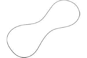 ECSiNG Skivspelare gummi drivbä 1940675222 950 x 2 mm kompatibel med Pro-Ject Primary E