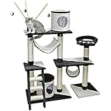 Kerbl Kratzbaum CREATIV schwarz/weiß Höhe: 150 cm