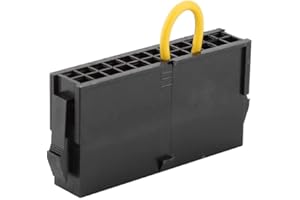 Tiardey 2Pcs 24-Pin ATX Power Supply Jumper Bridge Tool,24Pin ATX Power Supply Starter Power Module 20+4 Pin PSU Reboot Connecter