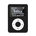 Price comparison product image Protable Mini MP3 Player(5cm x 3.4cm x 1.4cm),Mamum USB Mini MP3 Player LCD Screen Support 32GB Micro SD TF Card (Black )