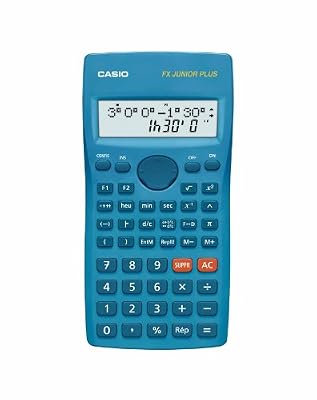 Casio FX Junior Plus Calculatrice scolaire 2 lignes 15 caractères