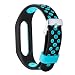 Produktbild Omiky® Leichtes Lüften TPE Wrist Strap Armband Armband für Xiaomi Mi Band 2 Justierbares Ersatz Sport Bügel Armband Ersatzarmband (Blau)