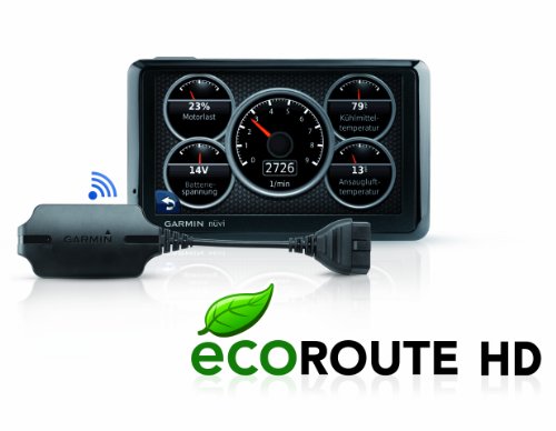 Garmin Mechanic - Cable para GPS (con ecoRoute HD, diagnóstico en tiempo real), negro