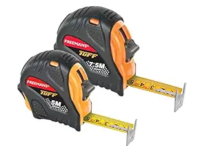 FREEMANS Tuff 5m 25mm + Tuff 7.5m 25mm Measuring Tapes