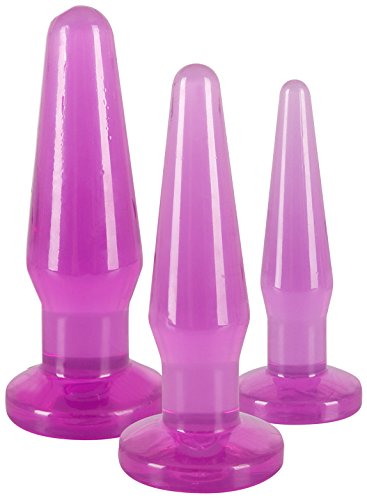 Preisvergleich Produktbild You2Toys Anal Training Set - drei Analplugs in unterschiedlichen Größen für Männer, Frauen und Paare, 4-teiliges Sexspielzeug-Set für Anfänger und Profis, lila