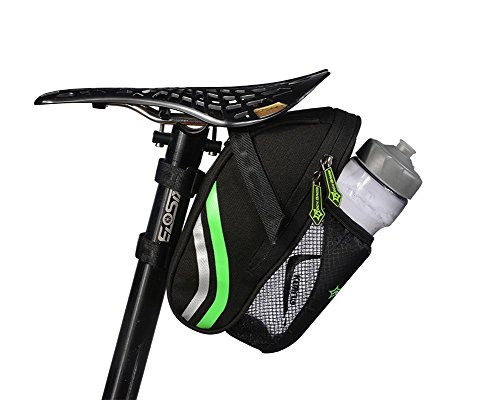 HYSENM Faltbare Satteltasche Lenkertasche Fahrradtasche Triangle Tasche Radtasche Hecktasche Schnellspanner Nylon wasserdicht regendicht kratzfest Fahrrad Rennrad