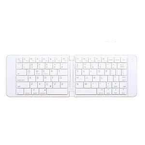 Belleashy Keyboard Folding Wireless Bluetooth Lightweight Portable Keyboard Ios/Android Mobile Tablet Universal Keyboard (Color : Cork, Size : 135x89x7mm)