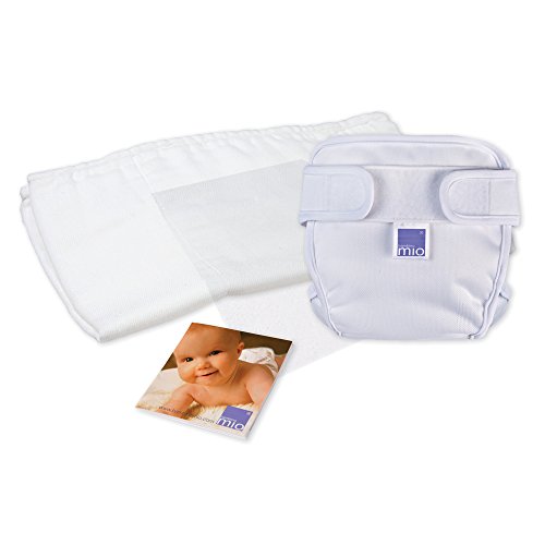 Bambino Mio Cotton Nappy, White (Small 5-7kgs)