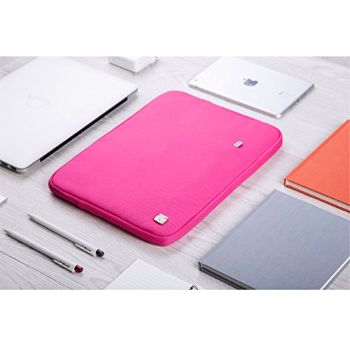 Caison 15.6″ Klassisch Boutique Laptop Hülle Buero Beutel 15.6 Zoll Notebook Tasche Schoner Abdeckung (Pink) - 5