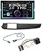 Produktbild caraudio24 JVC KW-R920BT Bluetooth 2DIN AUX CD MP3 USB Autoradio für Alfa Giulietta 05/2010-10/2013 Silber