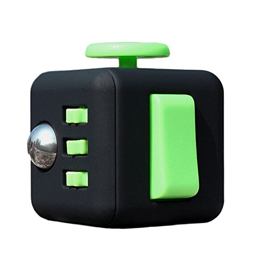 UGOU Fidget Cube Toy 6 Sides Dice Ansiedad Stress Relief Almacenamiento Stuffer Alivia el estrés para niños y adultos Regalo...