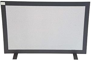 CP500 MONZA-PARASCINTILLE IN FERRO BATTUTO PER CAMINO CM 60X40 CRUCCOLINI