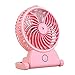 Produktbild WOBANG Mini Handheld Basis Falten USB Misting Fan with Personal Cooling Mist Humidifier Rechargeable Portable Mini Misting Cooling Fan for Home Office and Travel (Pink)