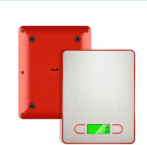 Home kitchen scale baking electronic weighing 5kg baking scale food food called mini small platform weighing grams weighing , red