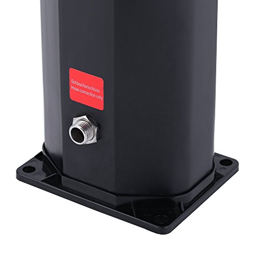 ZELSIUS Solardusche „Parkes“ Gartendusche mit Wasserhahn Pool Dusche 35 Liter Schwarz - 6