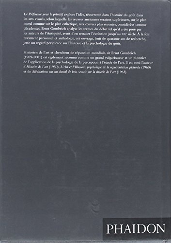 Livres Couvertures de La Préférence pour le primitif : Episodes d'une histoire du goût et de l'art en Occident