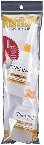 Fineline Applicators 2-Pack 18-Gauge Applicator Bottles, 1.25-Ounce by Fineline Applicators
