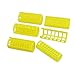 sourcingmap® 5 Pcs DIY Curler Hairdressing Plastic Hair Curling Roller Tool Yellow