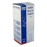 Handmilchpumpe aus Glas mit Gummiball, 1 St