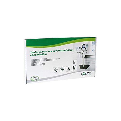 InLine abschließbare Halterung für 20,1 cm (7,9 Zoll) bis 25,4 cm (10,1 Zoll) Tablet - 7
