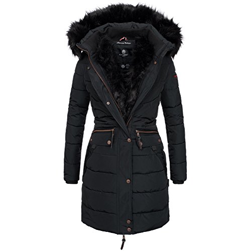 Navahoo-Damen-Winter-Jacke-Mantel-Parka-warm-geftterte-Winterjacke-B383