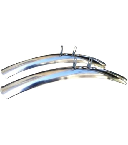Paire de garde boue City-VTC tringles avec fixation classic inox