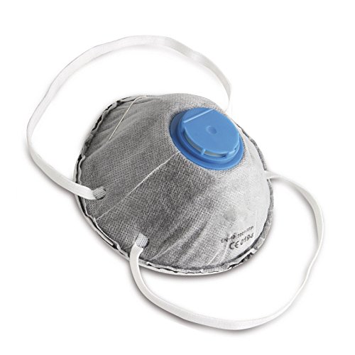 Preisvergleich Produktbild 3x SECOTEC® Atemschutzmasken Staubmaske Feinstaubmasken Maske mit Ventil FFP2