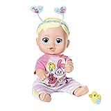 BABY born Funny Faces Hüpf Baby mit Strampler spielt 